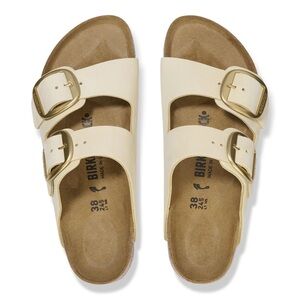 Birkenstock Arizona Big Buckle
Nubuck Leather - Ecru